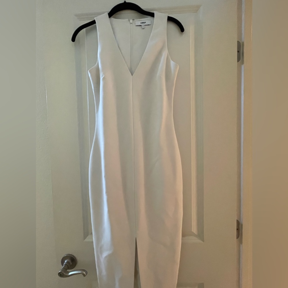 Gorgeous white midi dress - Picture 2 of 4